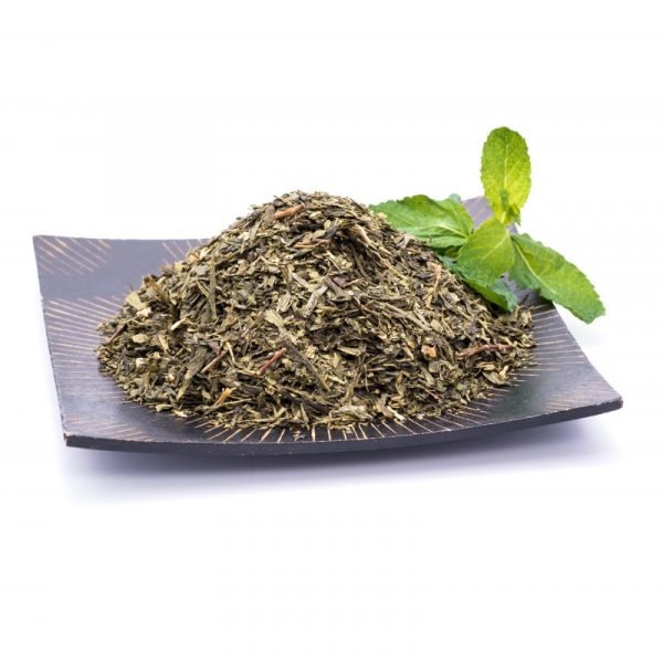 ceai verde Sencha cu menta