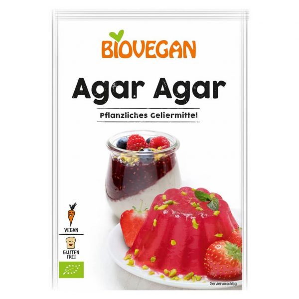 gelatina vegetala agar biovegan